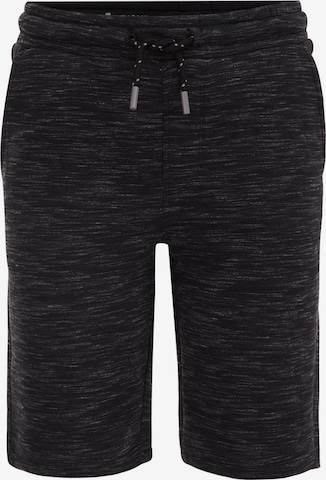 WE Fashion - Slimfit Pantalón en negro: frente