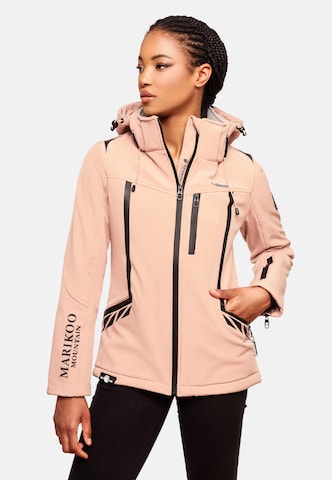 MARIKOO Winter Jacket in Pink: front