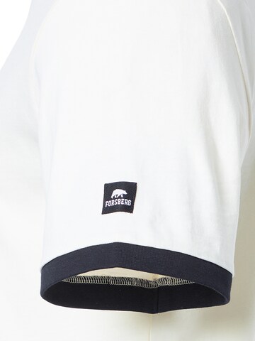 FORSBERG Shirt 'mit Vintage Logo' in Beige