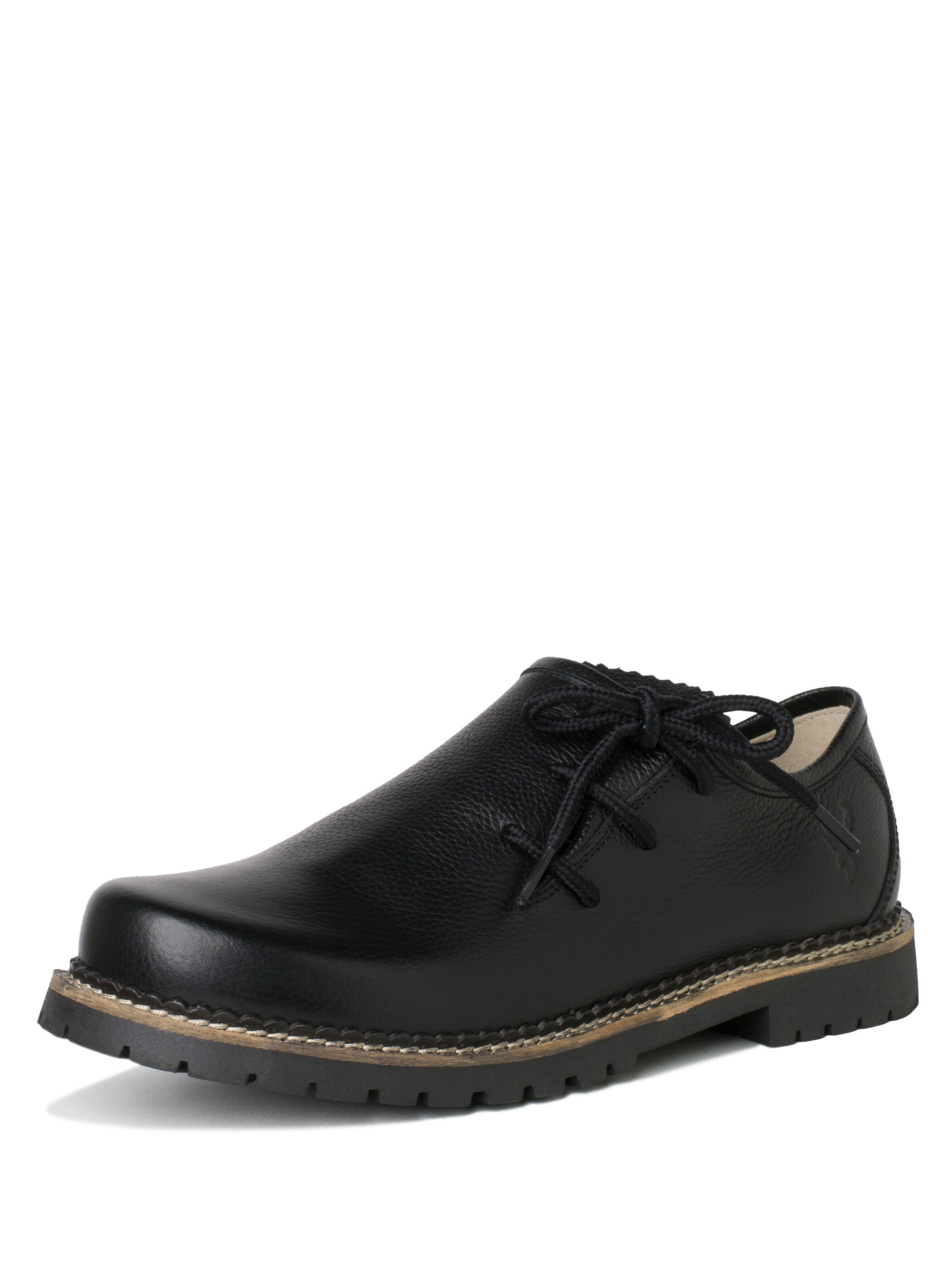 Scarpa per costume tradizionale 'Gerd' di SPIETH & WENSKY in nero: frontale