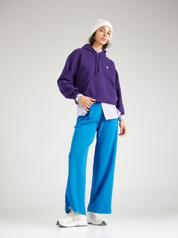 JDY Wide leg Pleat-Front Pants 'GEGGO' in Blue