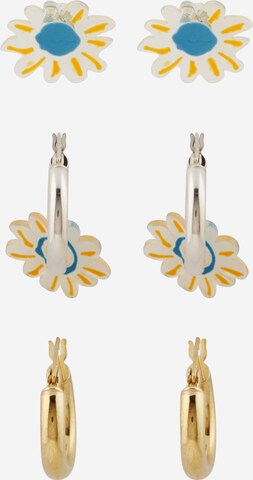 Wald Berlin Jewelry Set 'Blue Daisy' in Gold