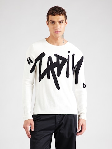 Zadig & Voltaire Свитер 'TEISS CO SKULL XO' в Бежевый: спереди