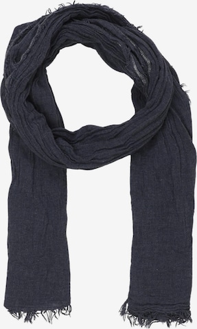 Marie Lund Schal oder Tuch One Size in Blau: Vorderseite