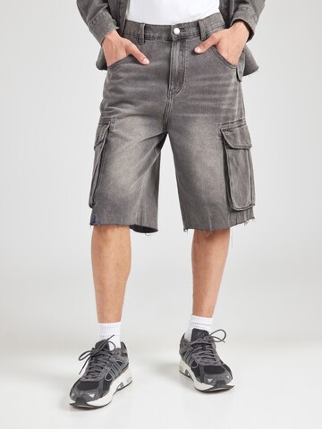 regular Jeans cargo 'MANUEL' di Elias Rumelis in nero: frontale