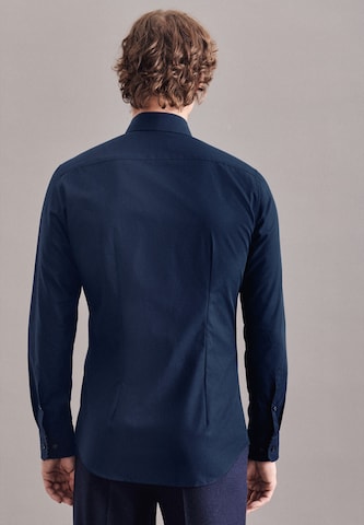 SEIDENSTICKER Slim fit Business shirt ' X-Slim ' in Blue