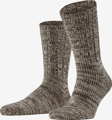 FALKE Socks 'Brooklyn' in White: front