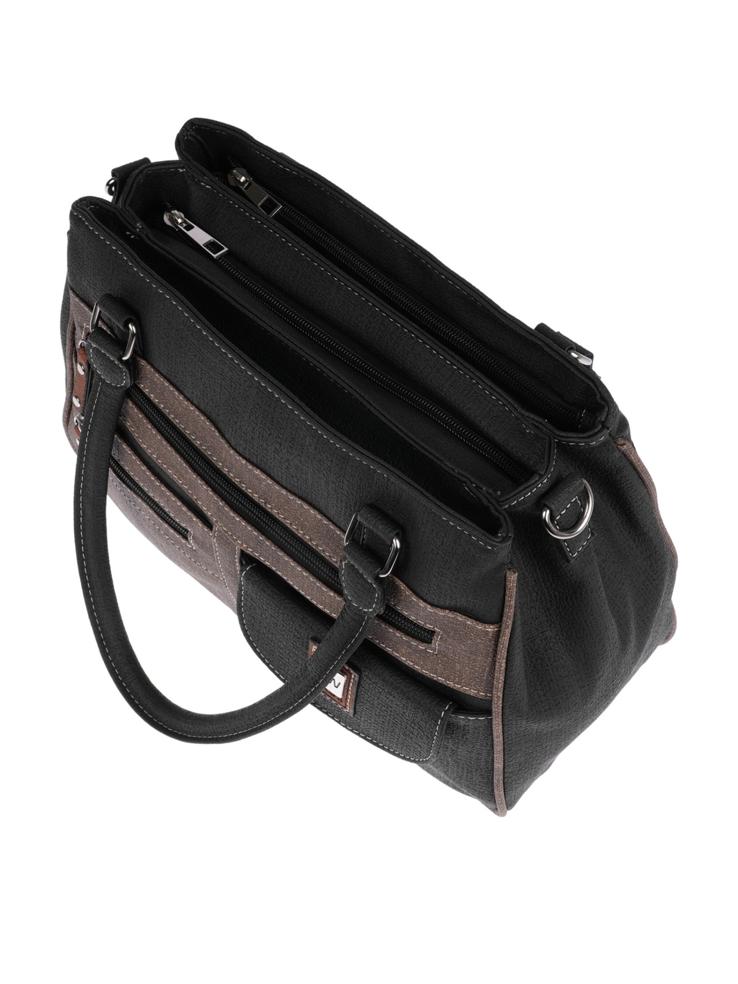 Christian Wippermann Handtasche 'Große Damen Tasche Umhängetasche Schultertasche'‌ in Schwarz
