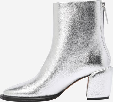 3.1 Phillip Lim - Botines 'NAOMI' en plata: frente