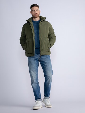 Petrol Industries Between-season jacket 'Northbrook' in Green