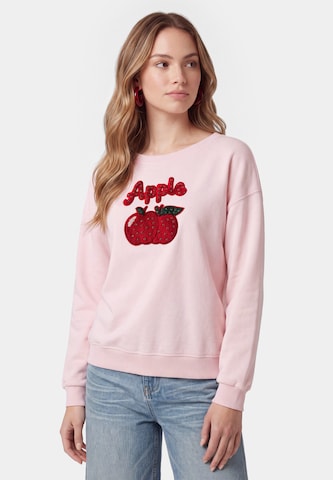 Sweat-shirt MYMO en rose : devant