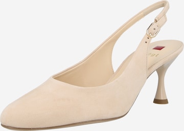 Décolleté sling 'Ciara' di Högl in beige: frontale