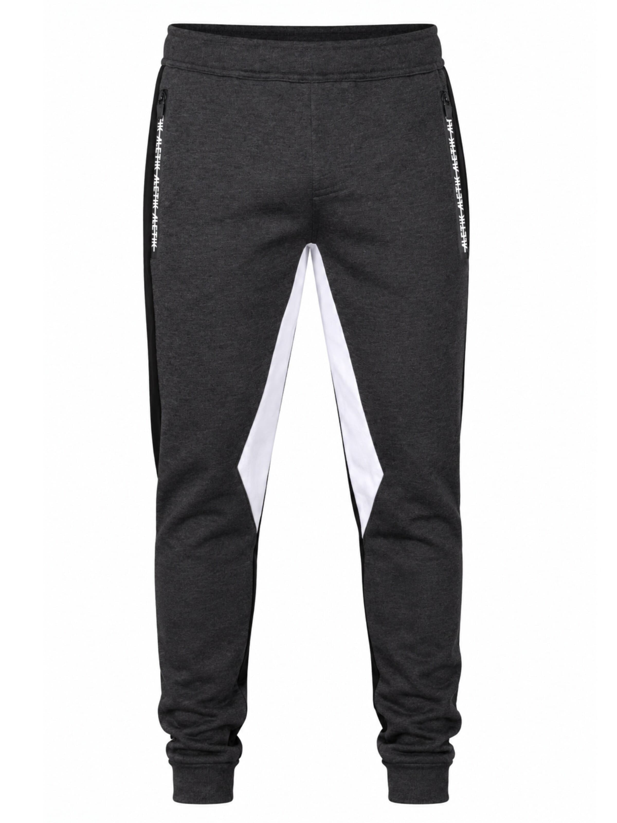 Aletik Regular Workout Pants 'Comfort Sweat Pants' in Grey: front