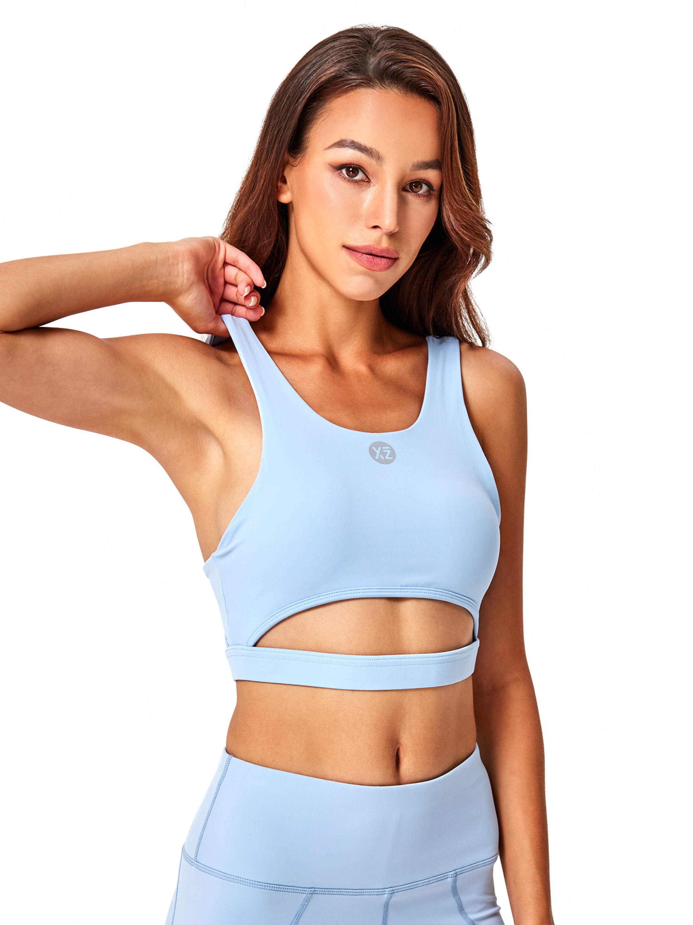 YEAZ Спортивный топ 'Cherie' в Синий