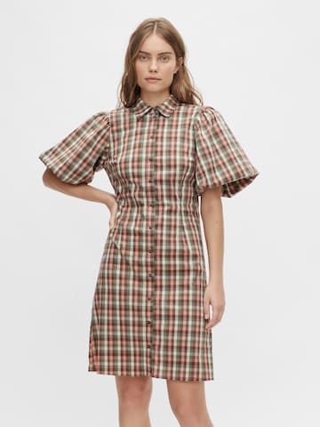 OBJECT Shirt Dress 'Mimi' in Green: front