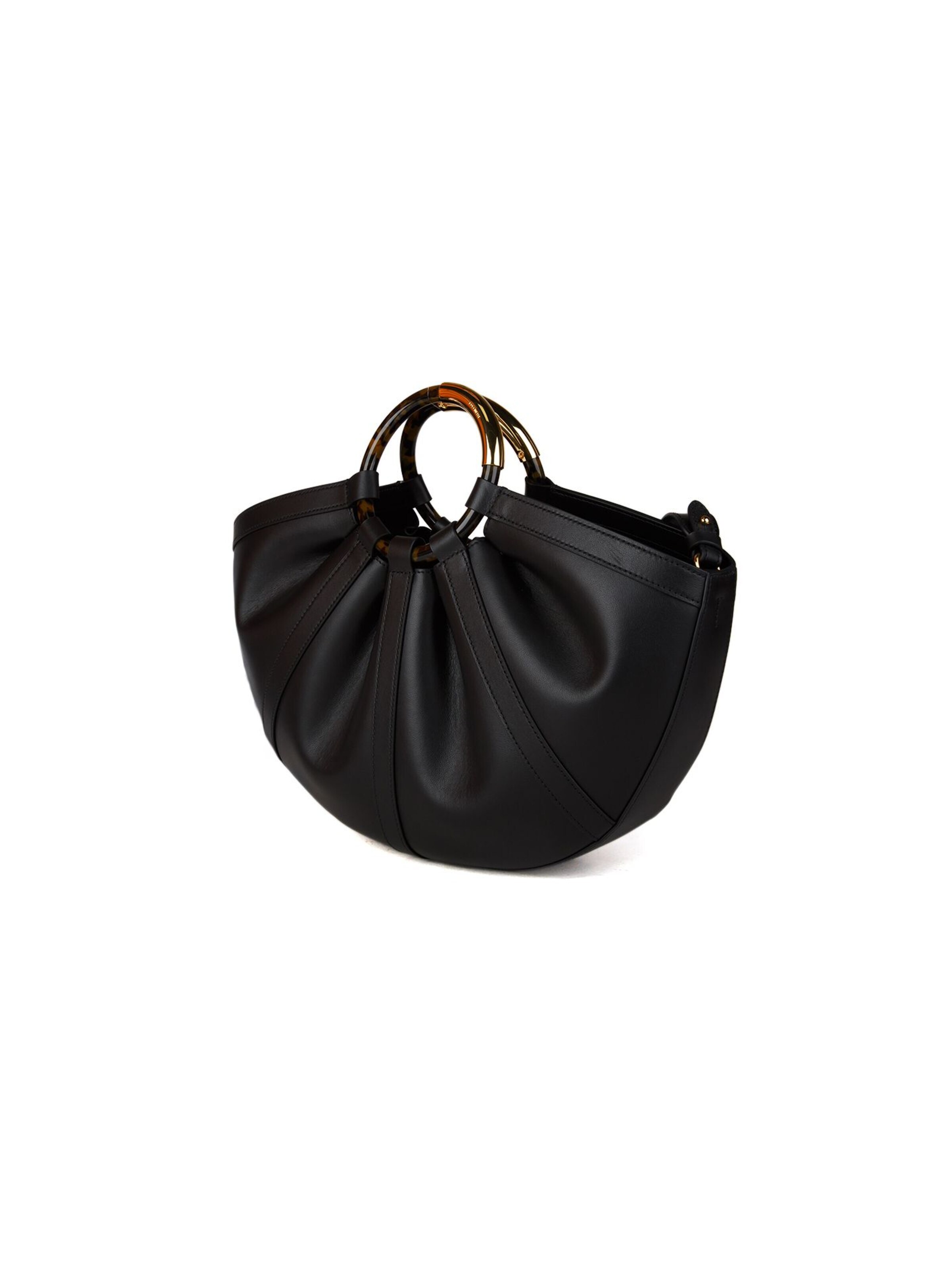 Sacs à main 'Coccinelle Shell Handbag Smooth Leather' Coccinelle en noir
