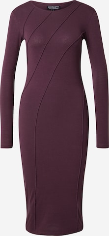 BRAVE SOUL Obleka | vijolična barva: sprednja stran