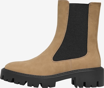 ONLY Ботинки челси 'ONLBETTY' в Коричневый: спереди