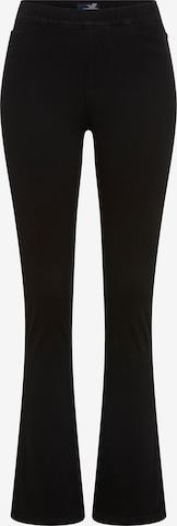 ARIZONA Flared Jeggings in Black: front