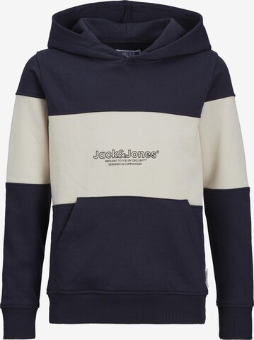 Jack & Jones Junior Sweatshirt 'Lakewood' in Blau: predná strana