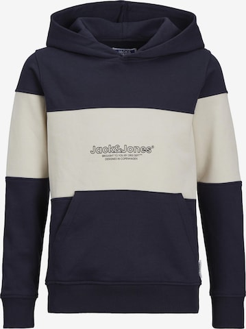 Sweat 'Lakewood' Jack & Jones Junior en bleu : devant