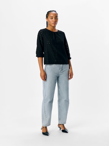 Camicia da donna 'OBJLaila' di OBJECT in nero