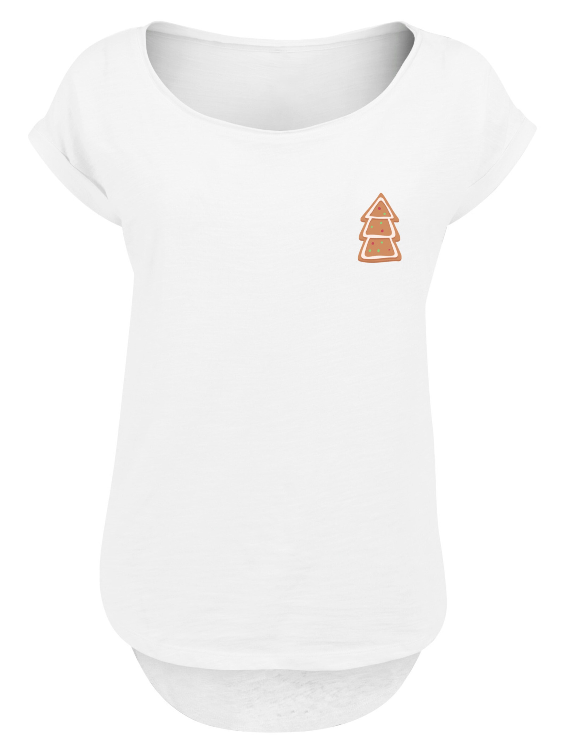 F4NT4STIC Shirt in Wit: voorkant