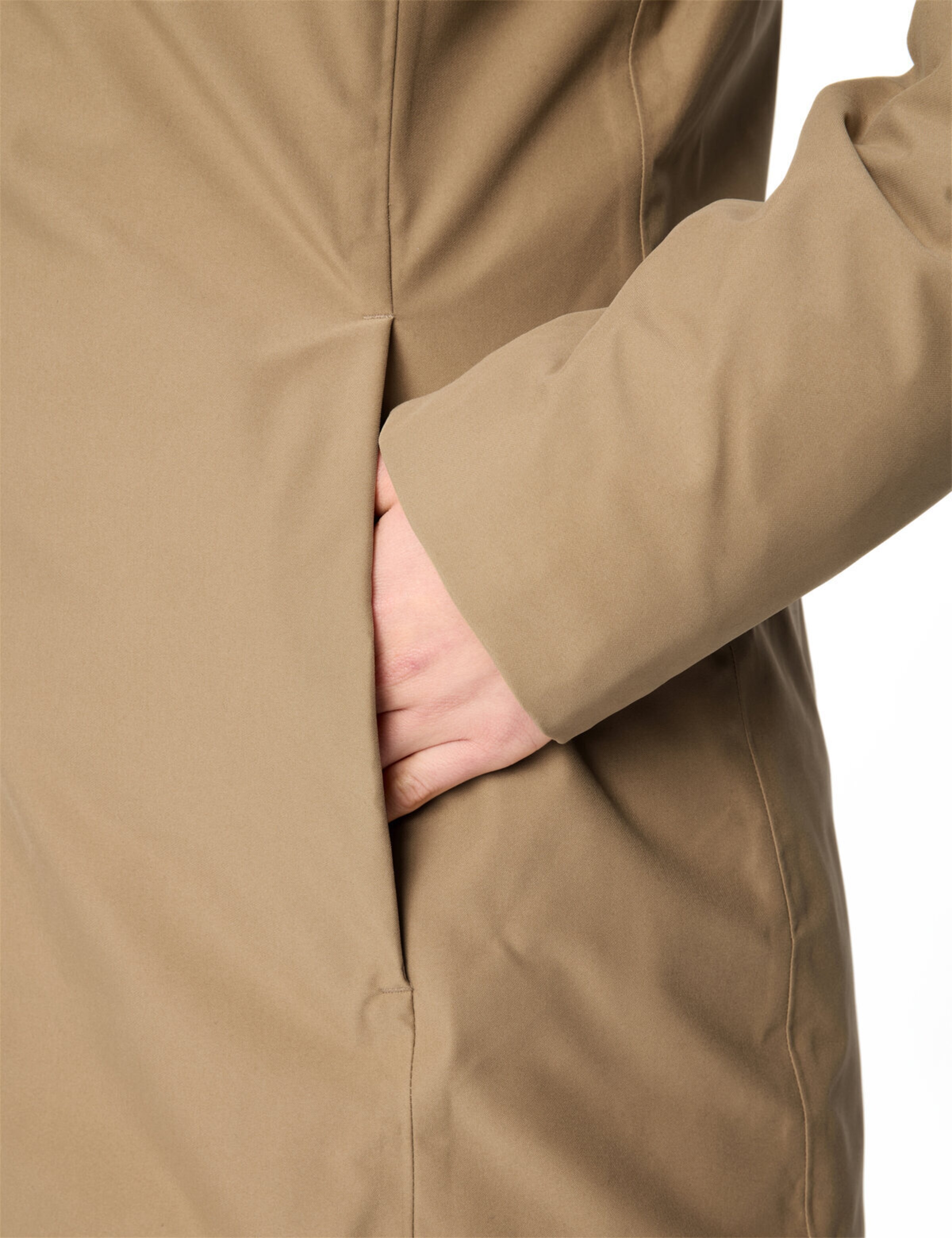 VAUDE Outdoormantel 'Annecy III' in Beige