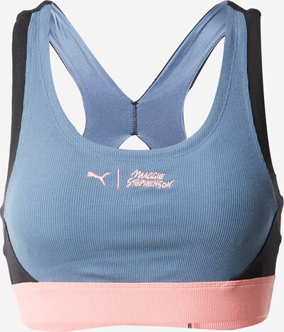 PUMA Sports bra in Dusty blue / Dusky pink / Black, Item view