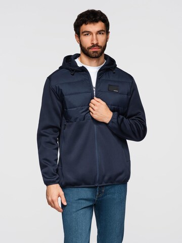 Ombre Jacke in Blau