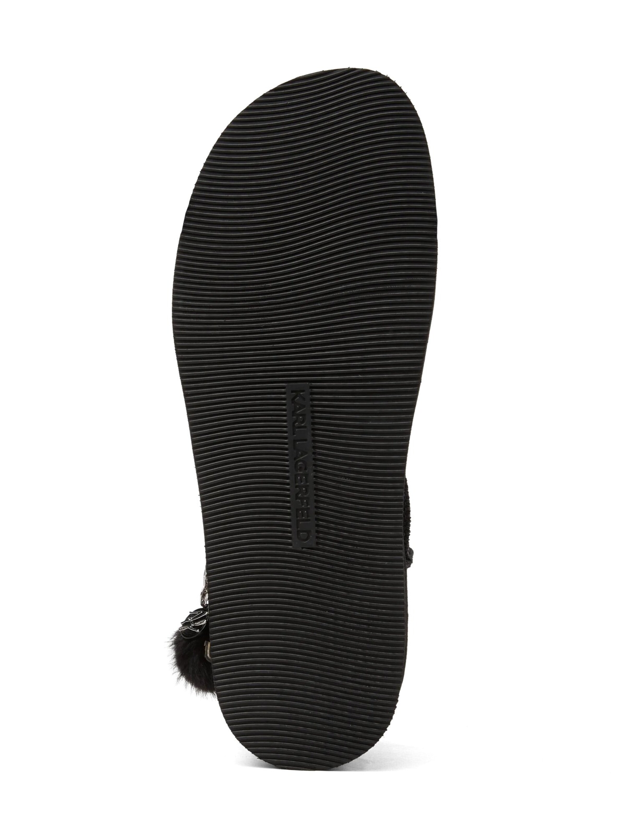 Botine 'Ikon' de la Karl Lagerfeld pe negru