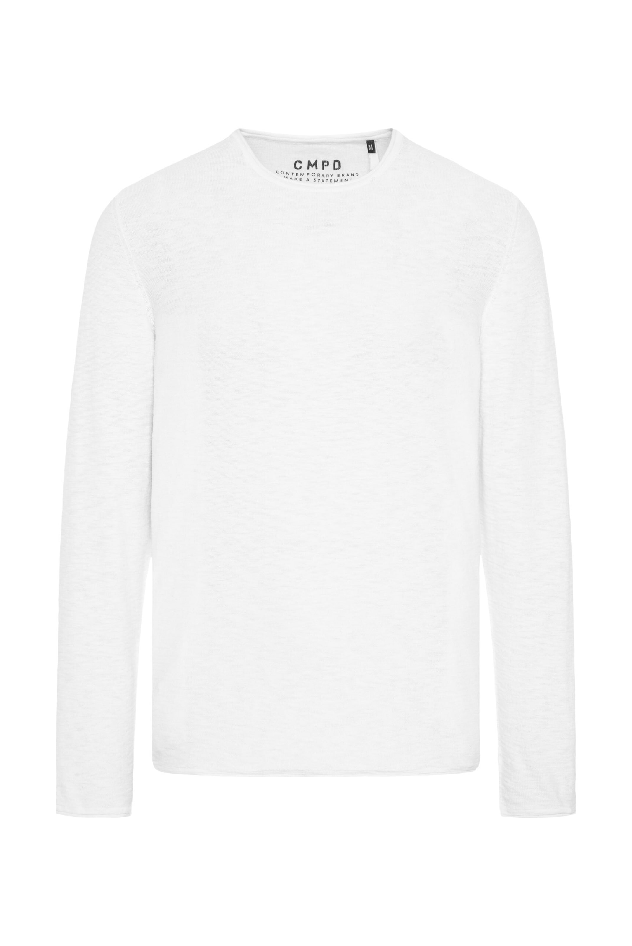 CMPD Sweater in White: front