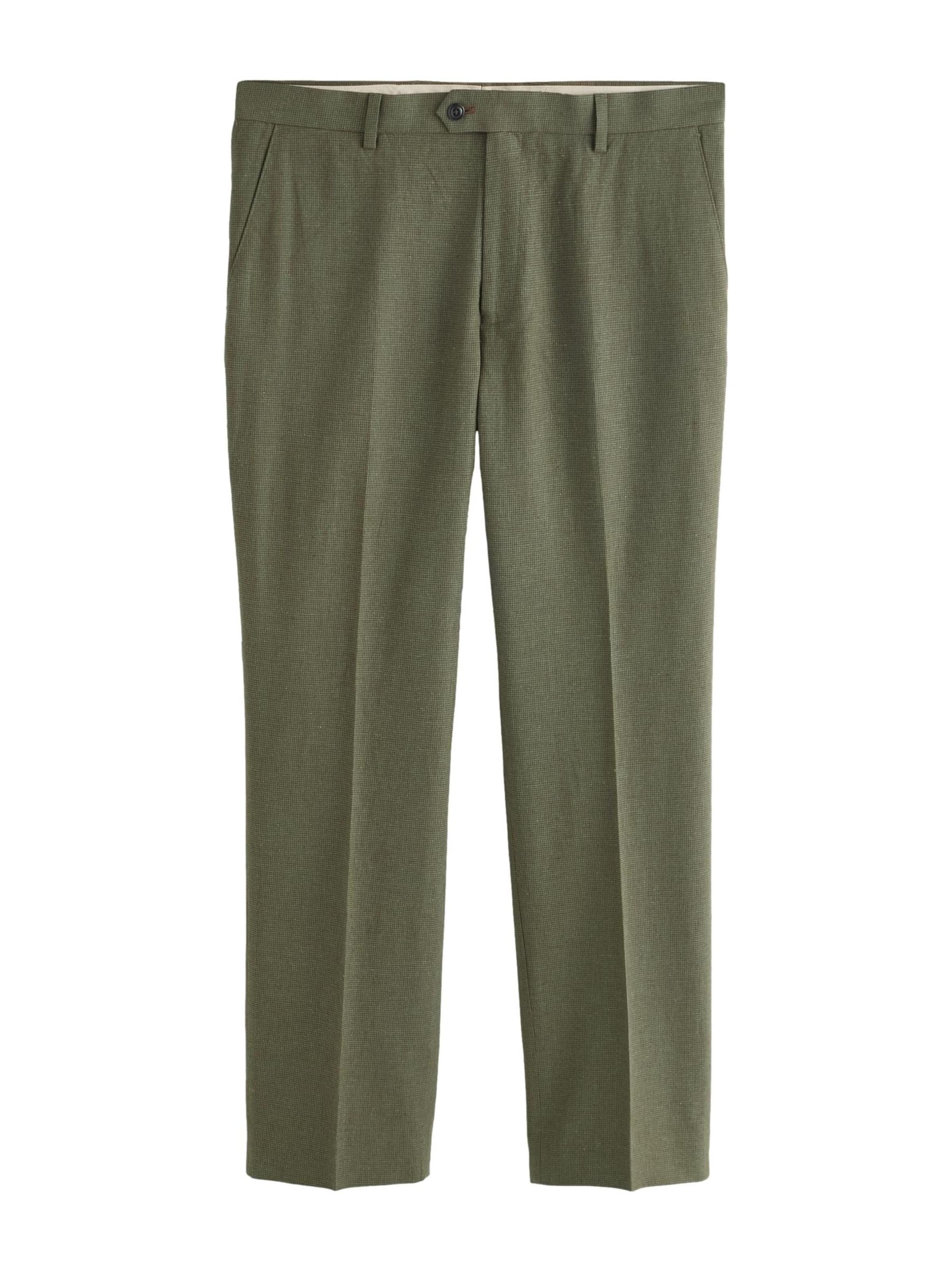 Next Regular Pantalon in Groen: voorkant