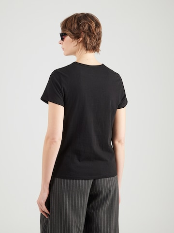 Tricou de la GAP pe negru: spate