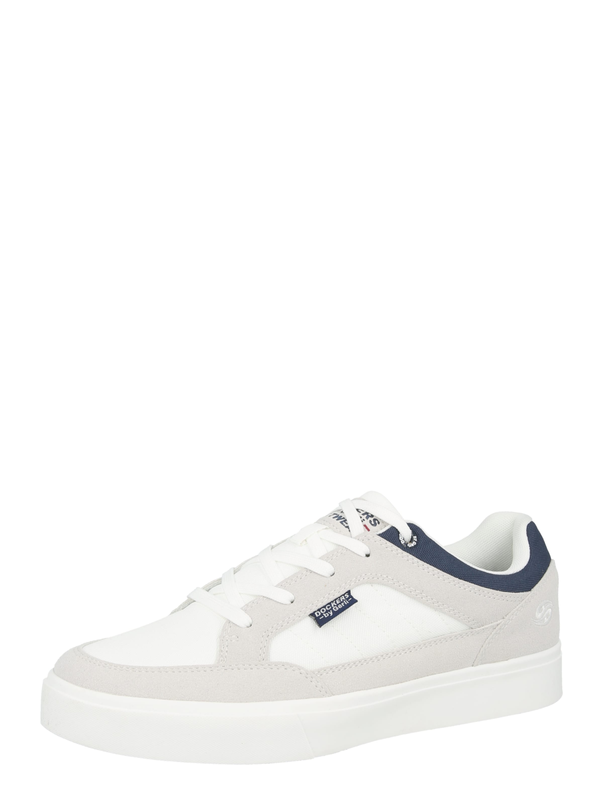 Baskets basses Dockers by Gerli en blanc : devant