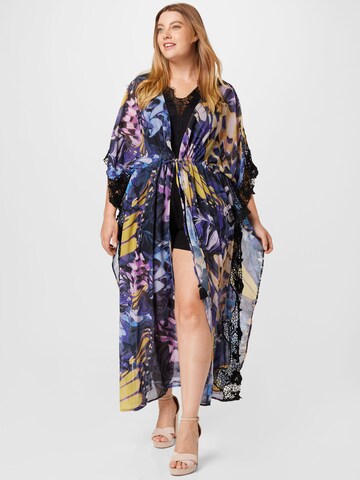 River Island Plus Kimono in Purple: front