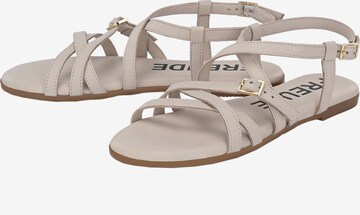 FREUDE Strap Sandals 'Antares' in Beige