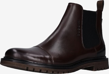 bugatti Chelsea-bootsit värissä ruskea: etupuoli