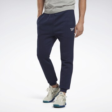 Reebok Tapered Pants 'Identity' in Blue: front