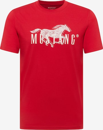 MUSTANG Shirt 'Austin' in Red: front