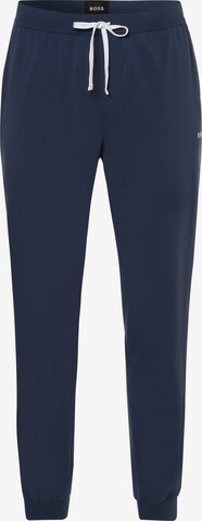 BOSS Black Tapered Broek in Blauw: voorkant