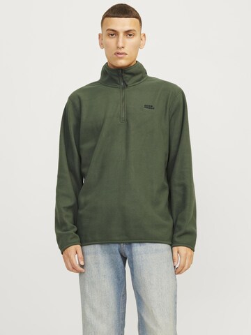 JACK & JONES Sweatshirt in Green: front