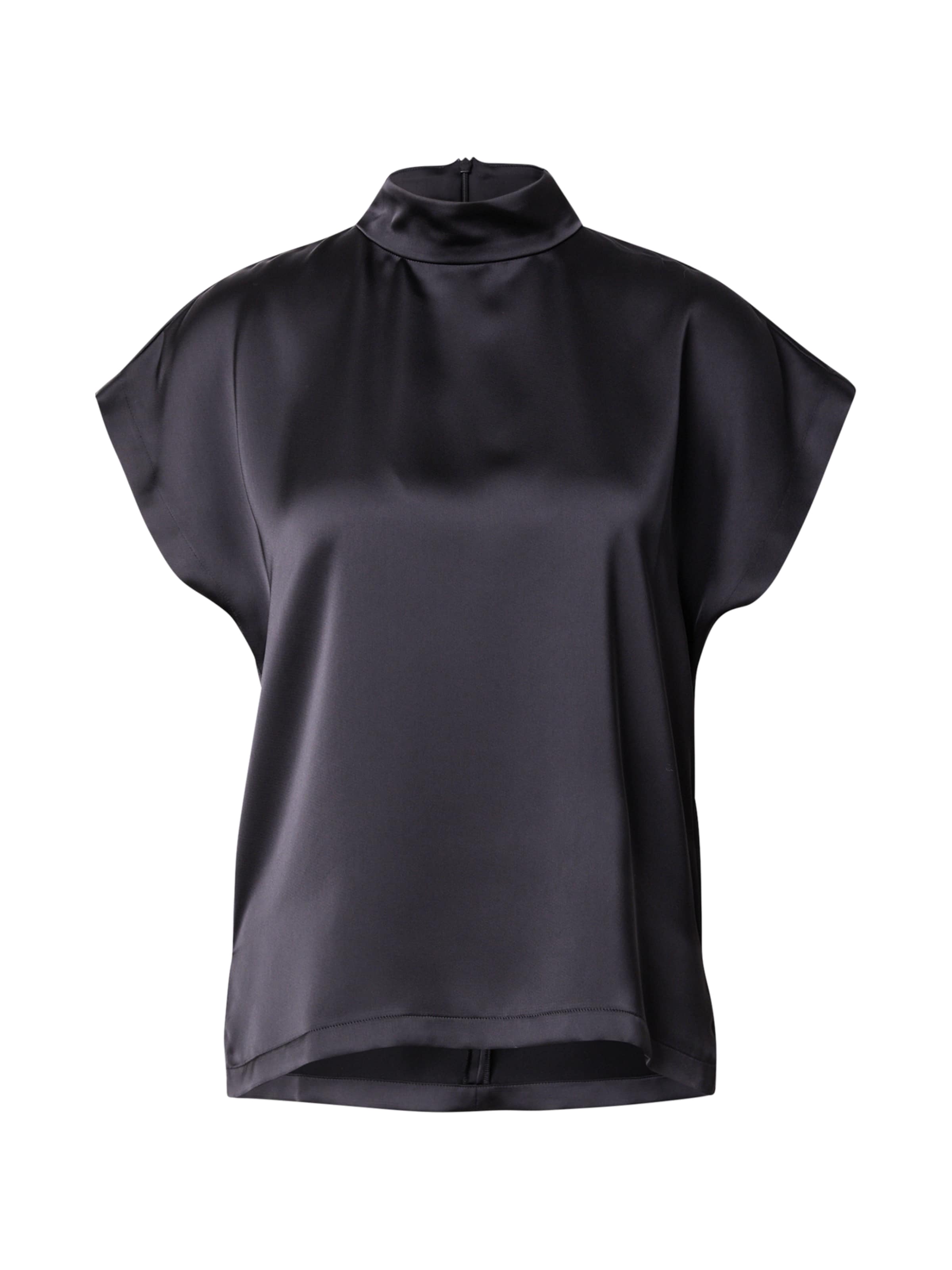 HUGO Μπλούζα 'Caneli-1' σε μαύρο: μπροστά