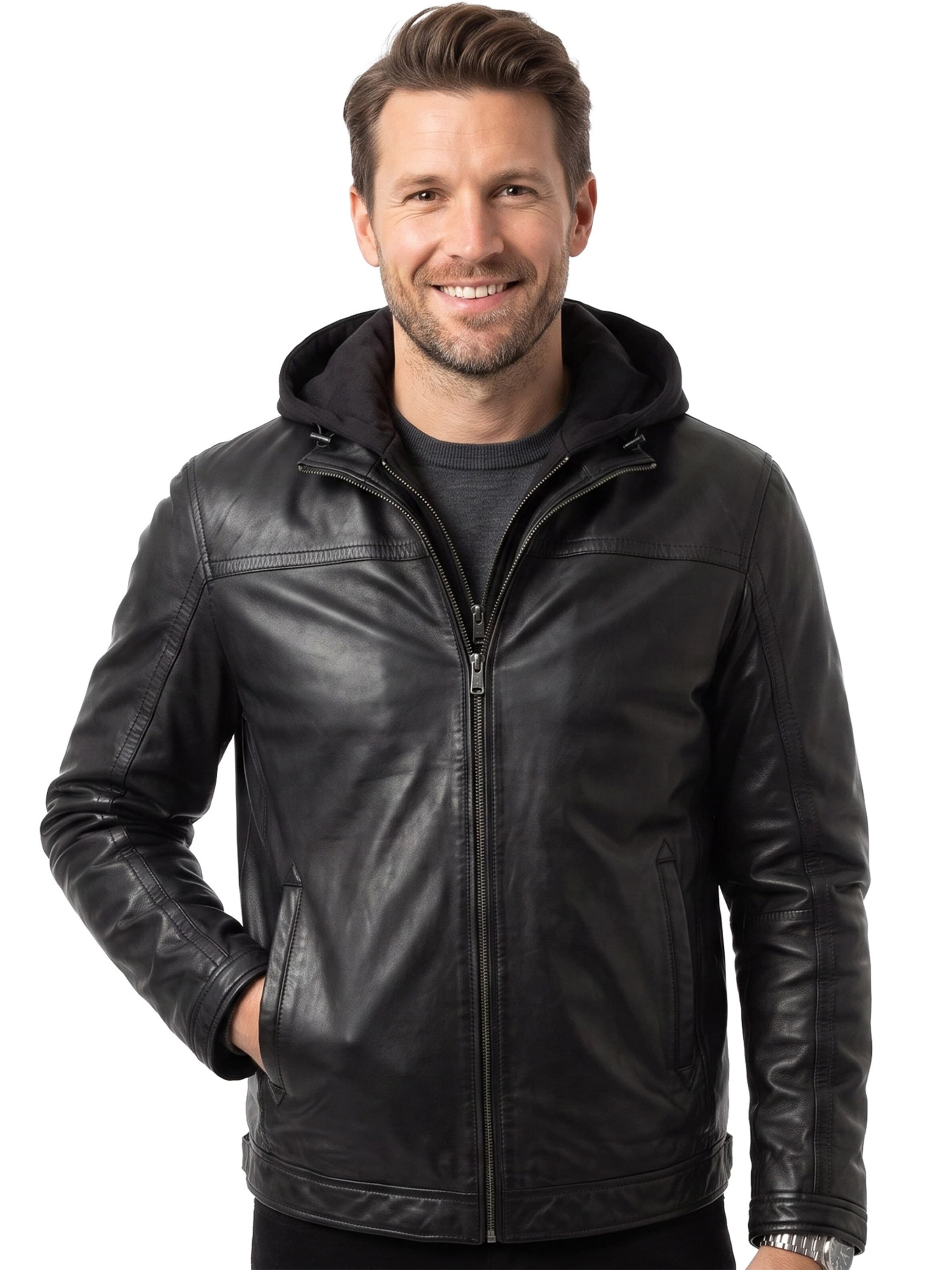 MADDOX - Chaqueta de entretiempo 'HJM-89' en negro