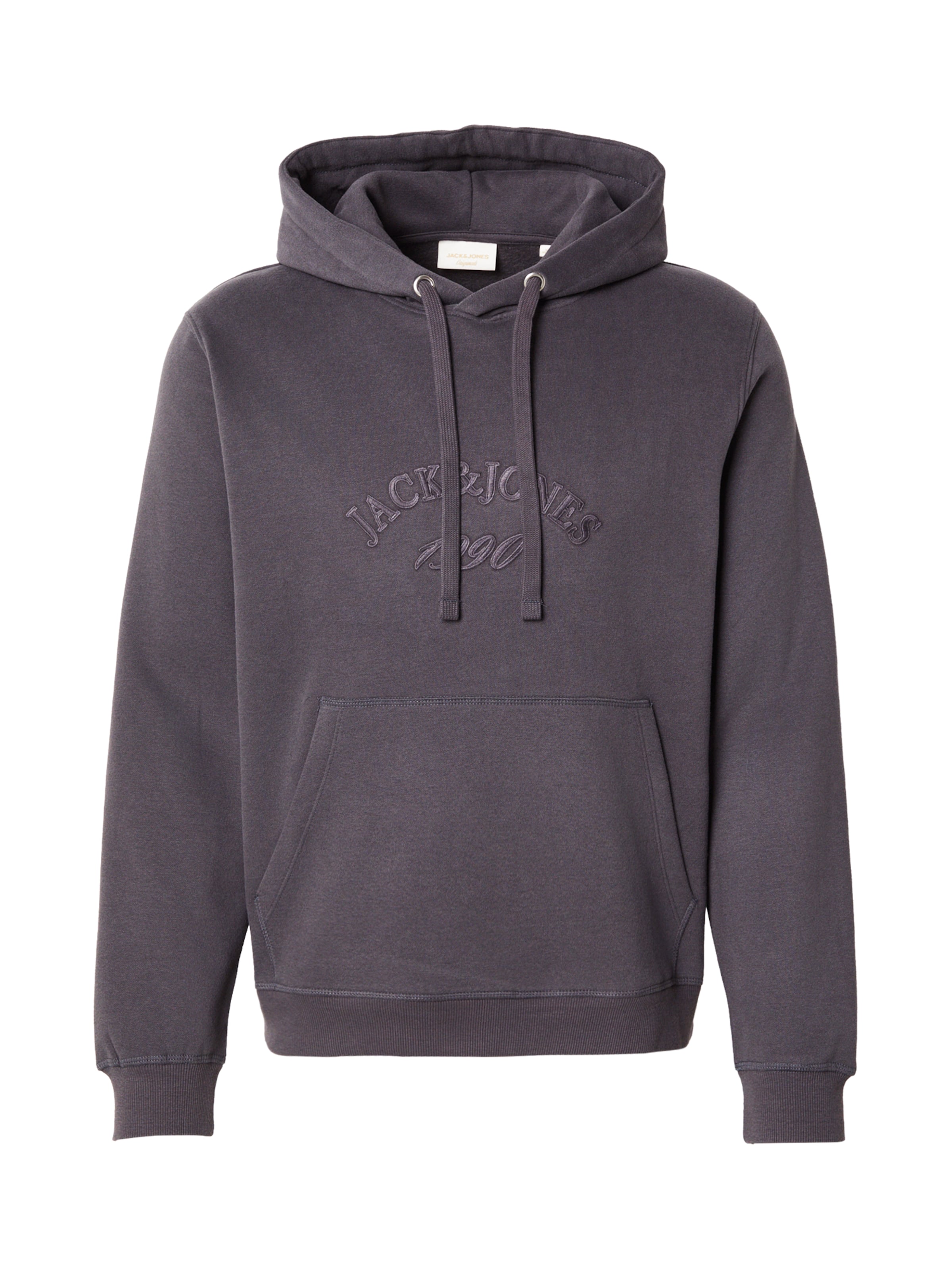 JACK & JONES Sweatshirt 'JORBLEECKER' in Grey: front