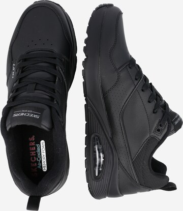 SKECHERS Trampki niskie 'Uno' w kolorze czarny