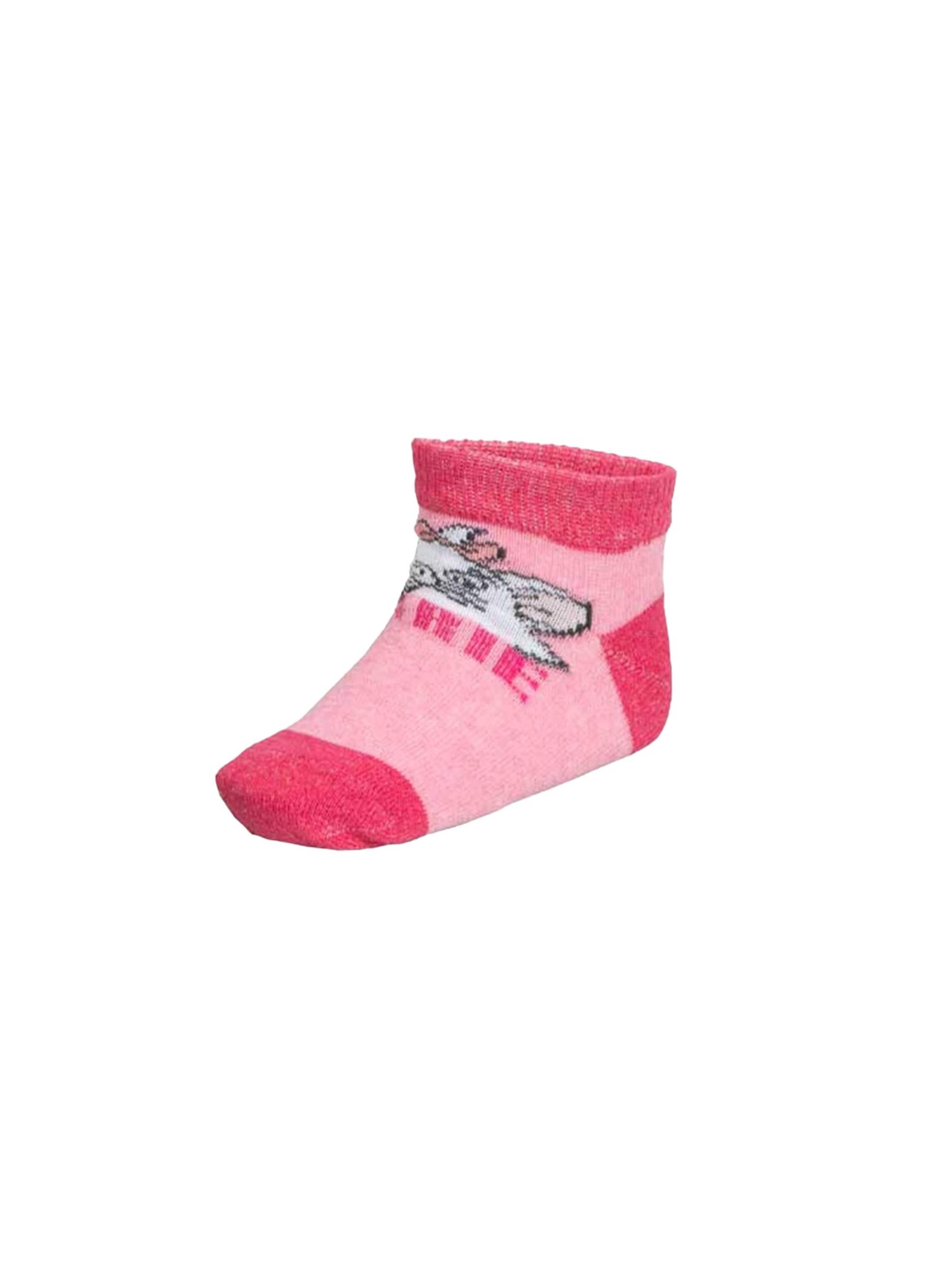 Chaussettes 'Disney Animals - Sneakersocken (3er-Pack)' DISNEY en rose