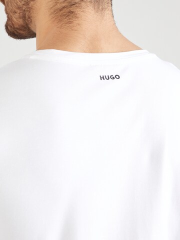 T-Shirt 'Round' HUGO en blanc