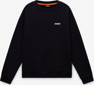 NAPAPIJRISweater majica 'B-Guide' - crna boja: prednji dio