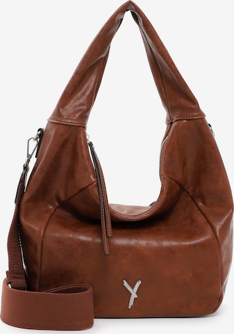 Suri Frey Pouch 'Gracey' in Brown: front